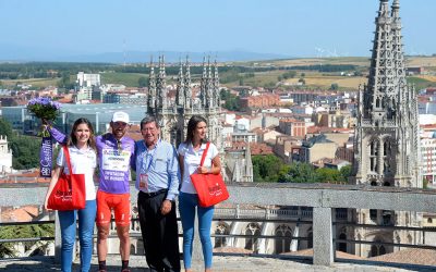 Gavazzi se viste de morado tras imponerse en la primera etapa de la Vuelta a Burgos