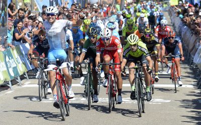 Moschetti sorprende al sprint y Aberasturi es el nuevo líder de la Vuelta a Burgos