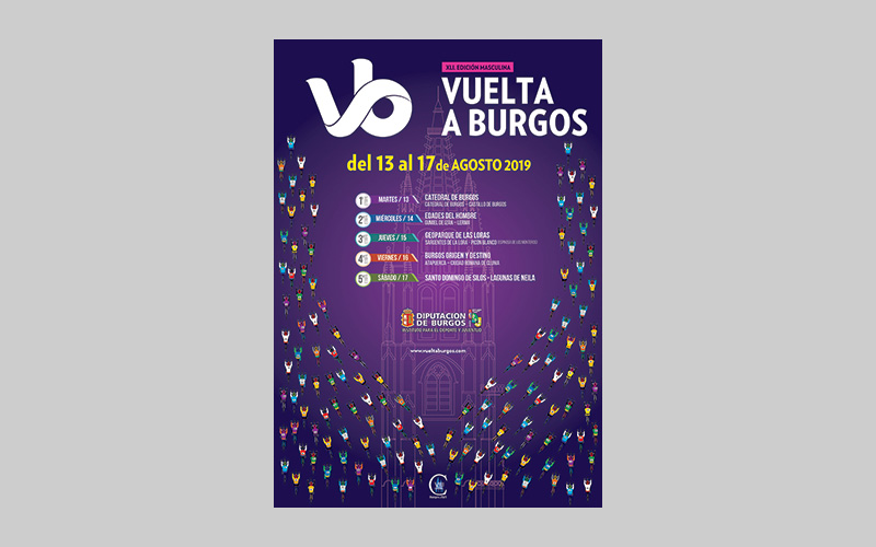 La Vuelta a Burgos proyecta en su cartel la Catedral de Burgos
