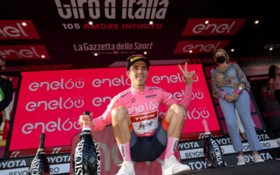 Juan Pedro López, portador de la maglia rosa durante 10 días en el pasado Giro, estará en la Vuelta a Burgos